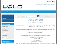 Tablet Screenshot of lindagreathouse.com